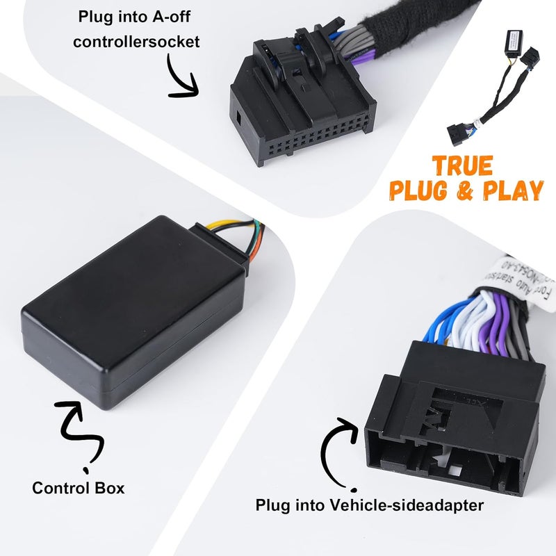 Funny Auto Start Stop Eliminator Fit for F150/Expedition/Ranger/Explorer/Bronco and 2022-2023 Maverick Automatic A-Off Start Stop Eliminator Engine Upgrade Plug&Play Automatic Stop-Start Canceller - Image 4